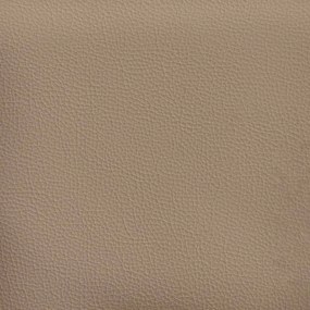 2 pcs conjunto sofás c/ almofadas couro artificial cappuccino