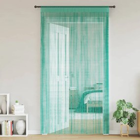 vidaXL Cortinas de fios 2 pcs 100x250 cm turquesa