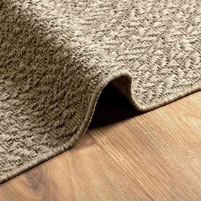 Tapete ZIZUR bege 200x290 cm aspeto de juta interior e exterior