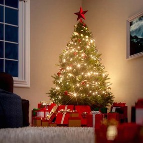 Árvore de Natal artificial com suporte 180 cm (613 pontas) Verde