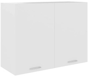Armário de parede “Lyon” 80x31x60 cm derivados madeira branco