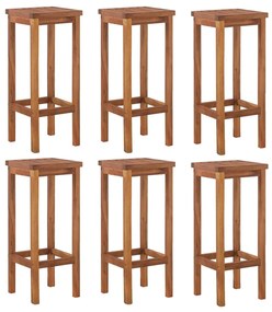 7 pcs Conjunto de bar para jardim madeira de acácia maciça