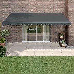 Toldo retrátil automático 5x3 m antracite