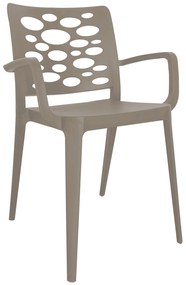 Cadeira Venus Turtle Dove c/braços - Pack com 20 cadeiras