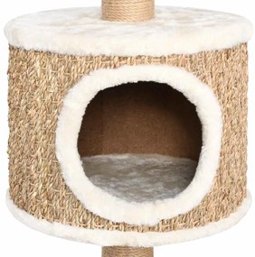 Árvore para gatos c/ postes arranhadores 123 cm erva marinha