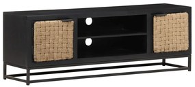 Móvel de TV 120x30x40 cm madeira de mangueira maciça