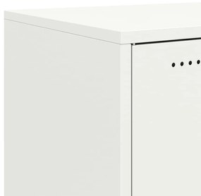 Aparador 68x39x72 cm aço branco
