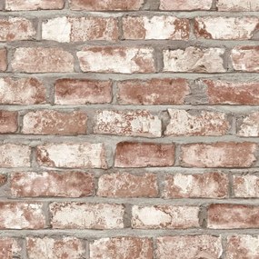 422380 DUTCH WALLCOVERINGS Papel de parede efeito tijolos vermelho EW3102