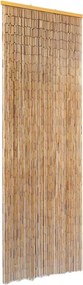 vidaXL Cortina de porta anti-insetos em bambu 56x185 cm