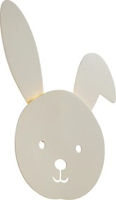 Candeeiro de parede infantil bege com LED regulável em 3 níveis - Benny the Bunny