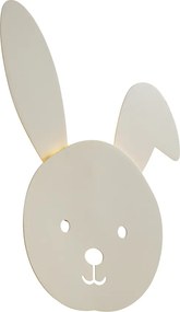 Candeeiro de Parede Infantil Bege Incl. LED Regulável em 3 Níveis - Benny, o Coelhinho