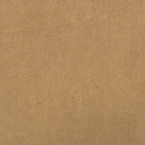 Sofá de 2 lugares veludo 120 cm castanho