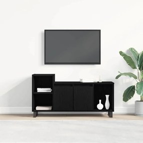 Armário para TV vidaXL Preto Carvalho 100x35x55 cm Madeira Engineered