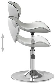 Cadeira de jantar couro artificial branco