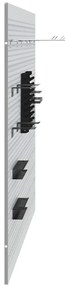 Painéis Perfurados 3 pcs com 15 Acessórios Cinza 50x80 cm Aço