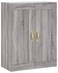 Armário alto 69,5x34x180 cm derivados de madeira sonoma cinza