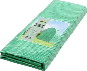 Outsunny Lona para estufa 4 x 2 m, impermeável, lona de jardim com porta, 8 janelas, proteção UV, resistente a rasgos, polietileno, verde | Aosom Portugal
