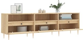 Móvel de TV 150x30x44,5 cm derivados de madeira carvalho sonoma