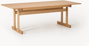 Mesa de jantar extensível em madeira de carvalho Brynn, vários tamanhos