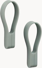 Suportes magnéticos para toalhas em silicone Loop, conjunto de 2