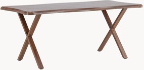Mesa de jantar com efeito de madeira Fiona, 180 x 90 cm