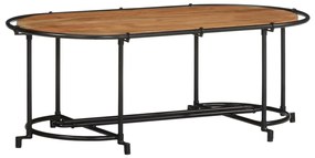 Mesa de centro 110x55x40 cm madeira de acácia maciça