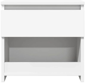 Mesas de cabeceira 2 pcs 40x30x39 cm derivados madeira branco