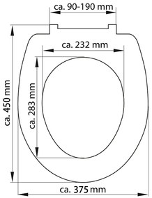 SCHÜTTE Assento sanita c/ fecho suave WOOD HEART duroplast estampado