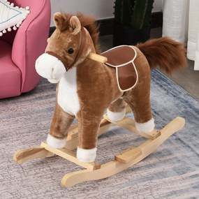 HOMCOM Cavalo de balanço para crianças acima de 36 meses Brinquedo de