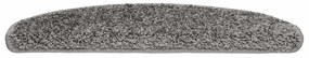 Tapetes de escada 20 pcs 65x21x4 cm cinzento