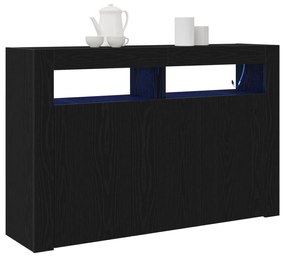 Sideboard Carvalho preto Madeira engenheirada 116 x 30 x 75 cm