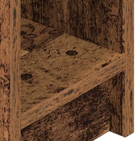 Mesa de cabeceira com gaveta 20x36x60 cm madeira velha