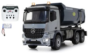 Camião telecomandado Mercedes Benz Arocs 1:20 Metal Meiller 2,4GHz