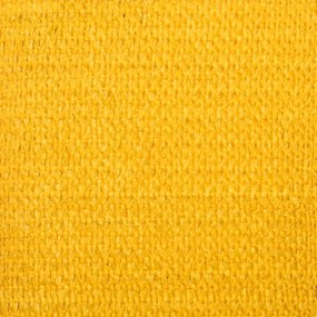 Para-sol estilo vela retangular 160 g/m² 5x7 m PEAD amarelo