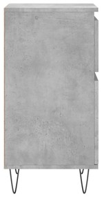 Aparadores 2 pcs 40x35x70 cm derivados de madeira cinza cimento