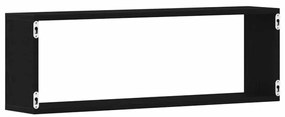 Prateleiras de Parede vidaXL - Conjunto de 2, Carvalho Preto, 80x15x26