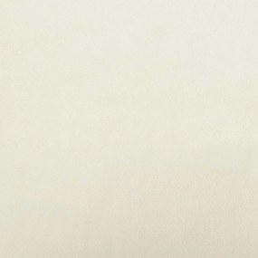 Cama para cães 100x54x33 cm veludo cor creme