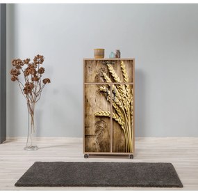 Armário Multiuso Kiler – Carvalho Sonoma – 60x116x36 cm