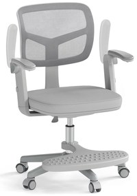 Cadeira de estudo infantil com altura ajustável para meninos e meninas de 3 a 10 anos - Verde