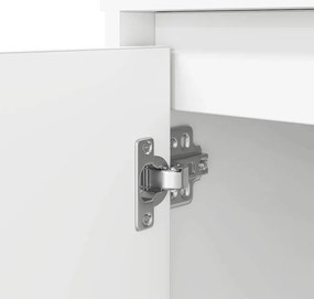 Secretária 120x42x76 cm derivados de madeira branco
