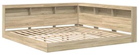 Cama Estante Carvalho Sonoma 180 x 200 cm