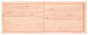 Prateleira de parede 160x60x(2-4)cm carvalho maciço não tratado