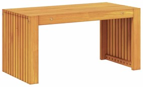 Mesa de Café 70x35x35 cm Madeira Maciça Acácia