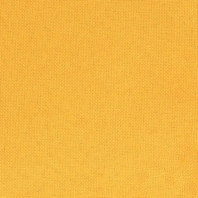 Apoio de pés 78x56x32 cm tecido amarelo