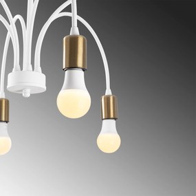 Candeeiro de Teto Sorek – Branco – 68 x 68 cm