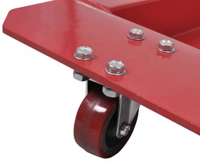 Suporte motocicleta em vermelho