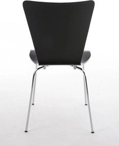 Conjunto de 4 cadeiras cozinha e jantar Aaron 43 x 84 x 50 cm Preto