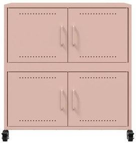Aparador 68x39x72 cm aço rosa