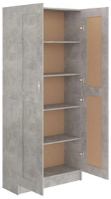 Estante 82,5x30,5x185,5 cm derivados de madeira cinza cimento