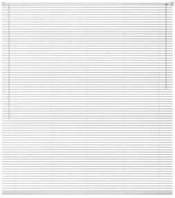 vidaXL Persianas em alumínio 100x130 cm branco
